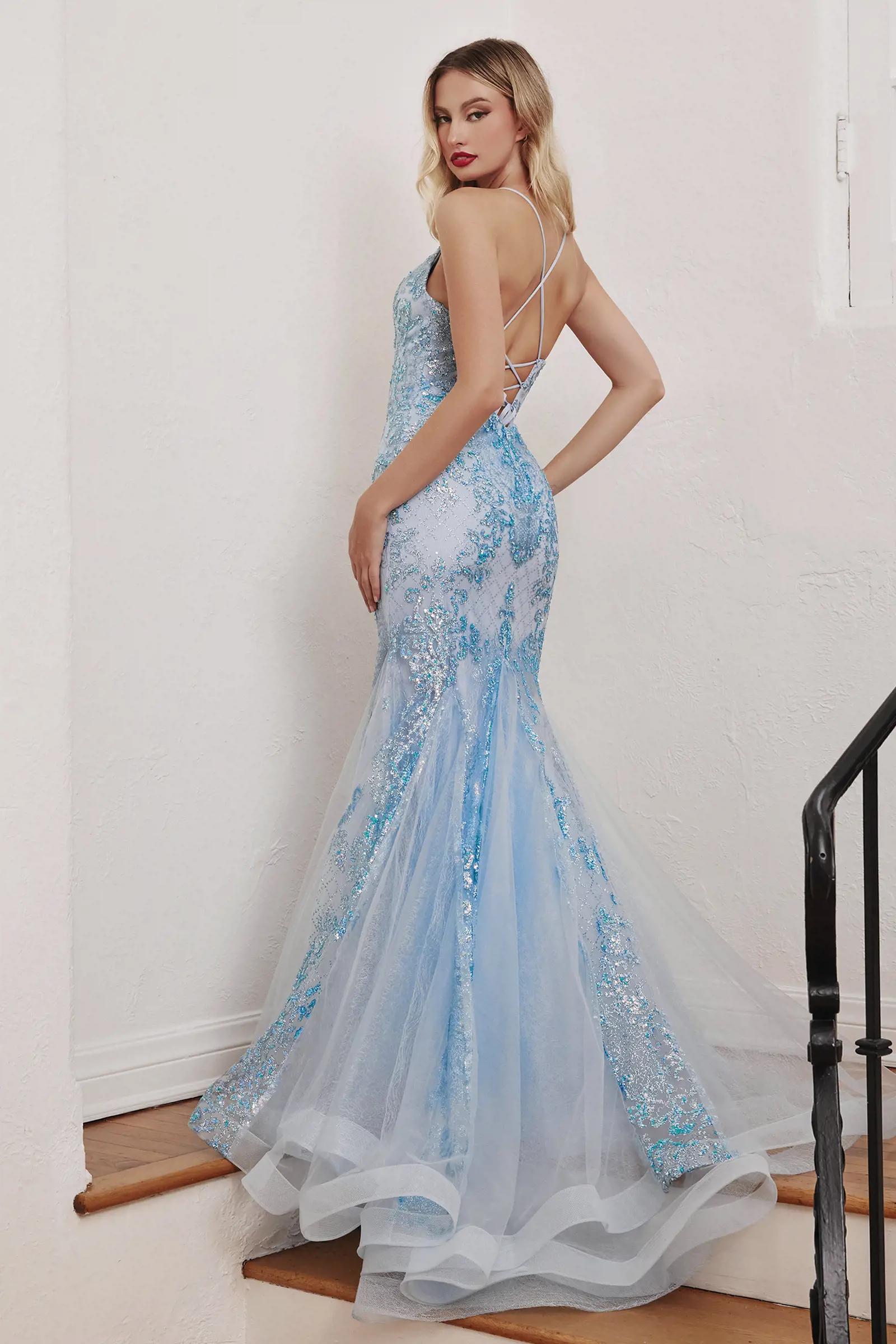 Model wearing a Mermaid gown